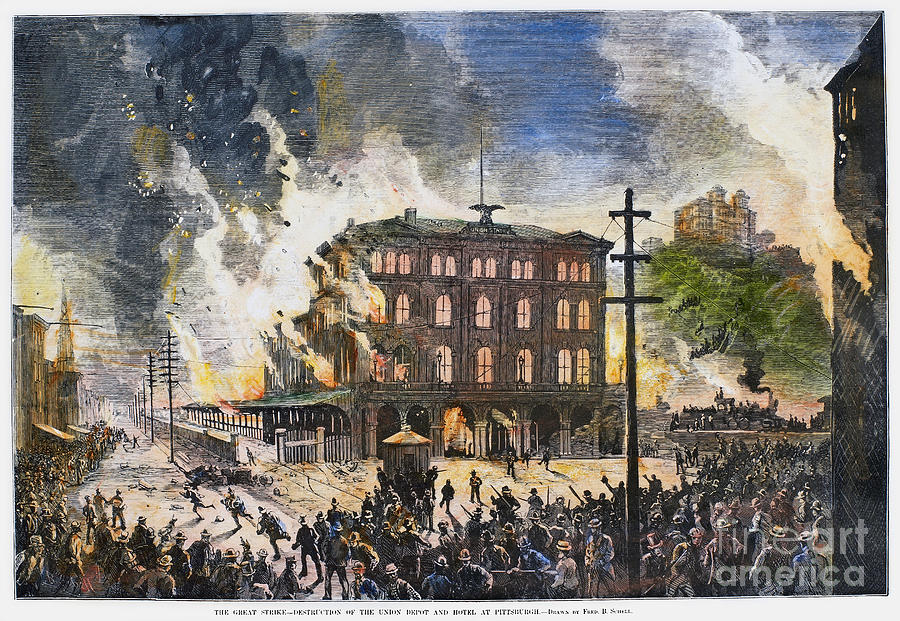 Great Railroad Strike, 1877 #10 Photograph by Granger