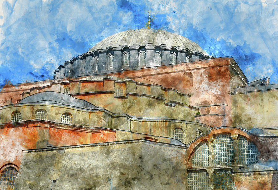 Hagia Sophia in Istanbul Turkey #10 Photograph by Brandon Bourdages