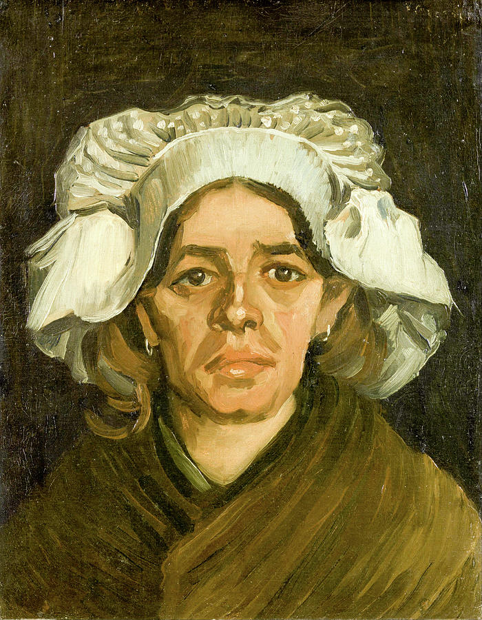 Head Painting - Head of a woman #10 by Vincent Van Gogh