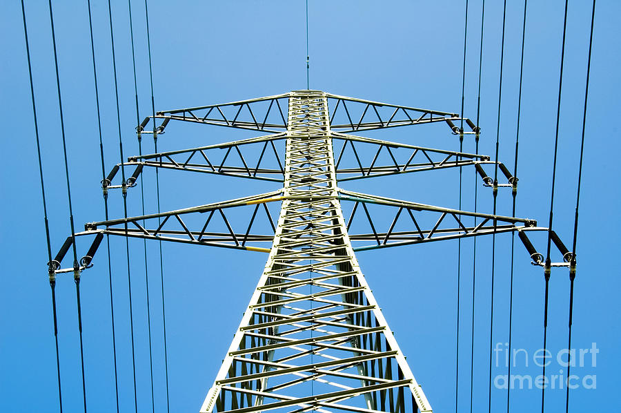 High Voltage Power Lines #10 Photograph by Ilan Rosen