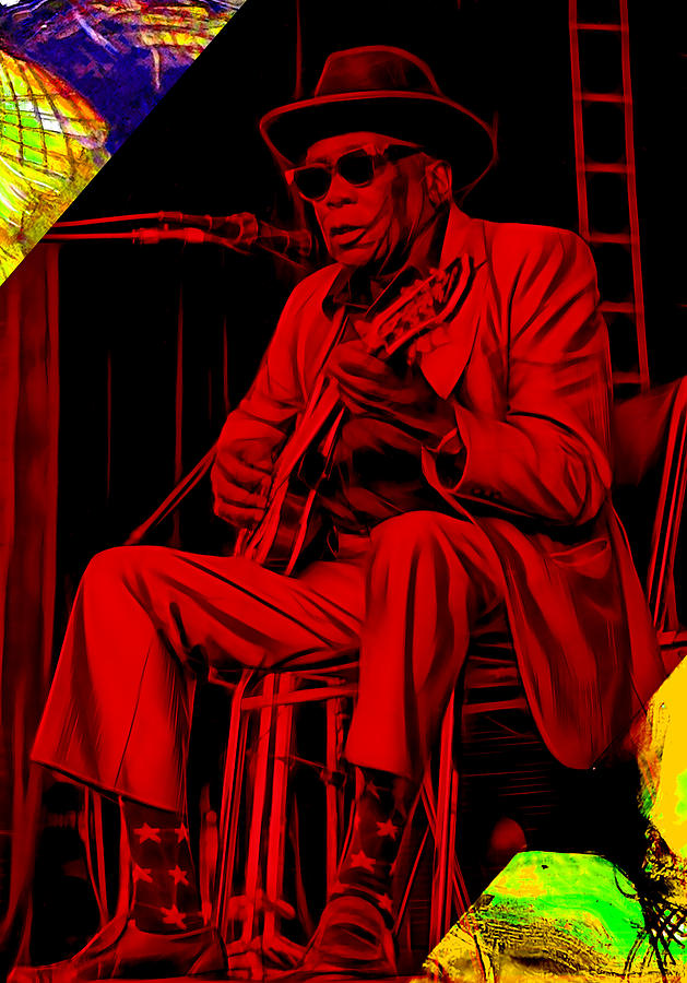 John Lee Hooker Collection #9 Mixed Media by Marvin Blaine