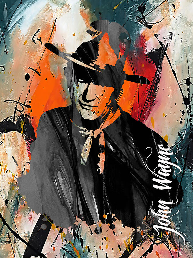 John Wayne Collection #10 Mixed Media by Marvin Blaine