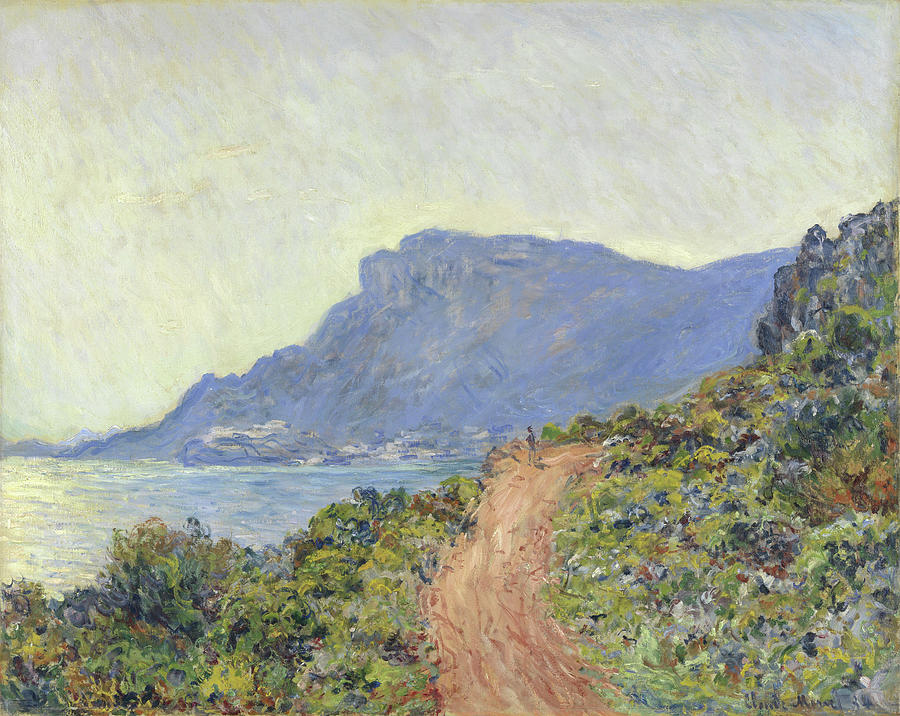 La Corniche near Monaco #14 Painting by Claude Monet