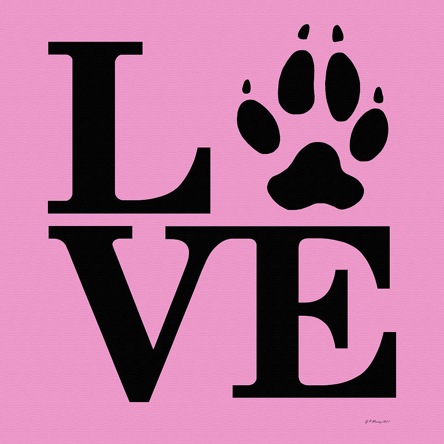 Love Claw Paw Sign #10 Digital Art by Gregory Murray