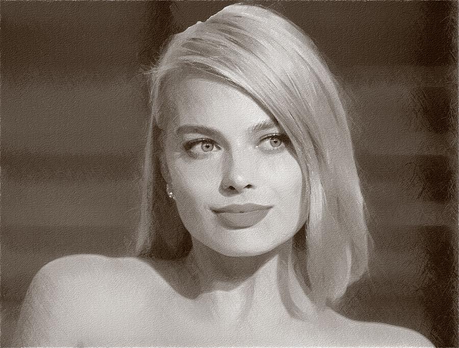 Margot Robbie Digital Art By Lilia Kosvintseva 1478