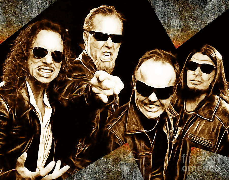 Metallica Collection #2 Mixed Media by Marvin Blaine