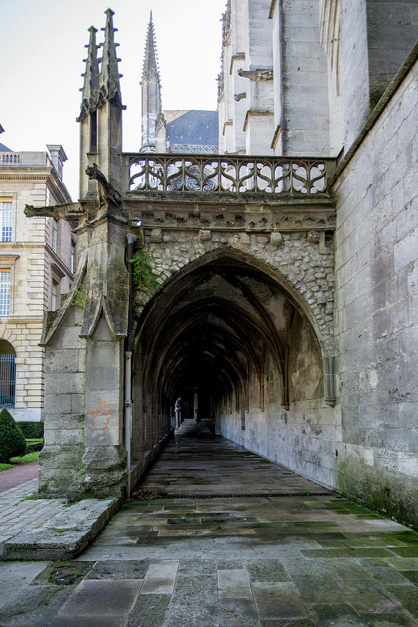 Monastery of Saint Ouen in Rouen France #10 Digital Art by Carol Ailles