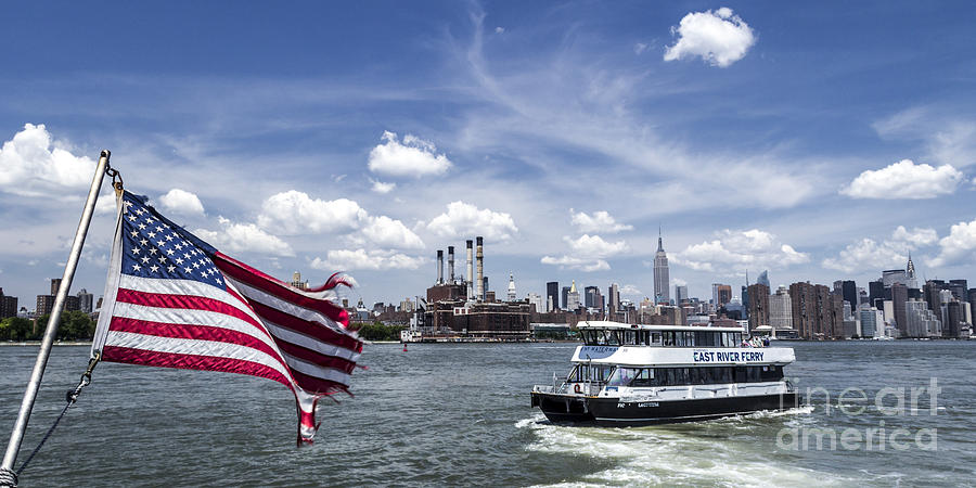 American Flagg Photograph - New York by Juergen Held American Flagg Photograph - New York by Juergen Held