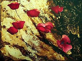 Flower Painting - Poppy #10 by Nelu Gradeanu