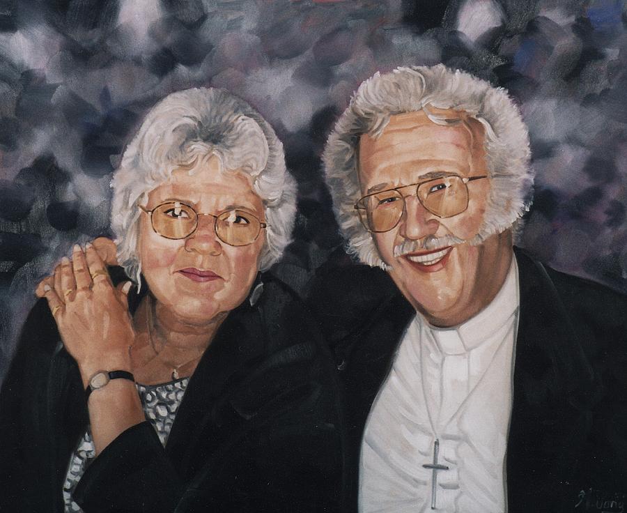 The Preacher and His Wife Painting by Gary M Long