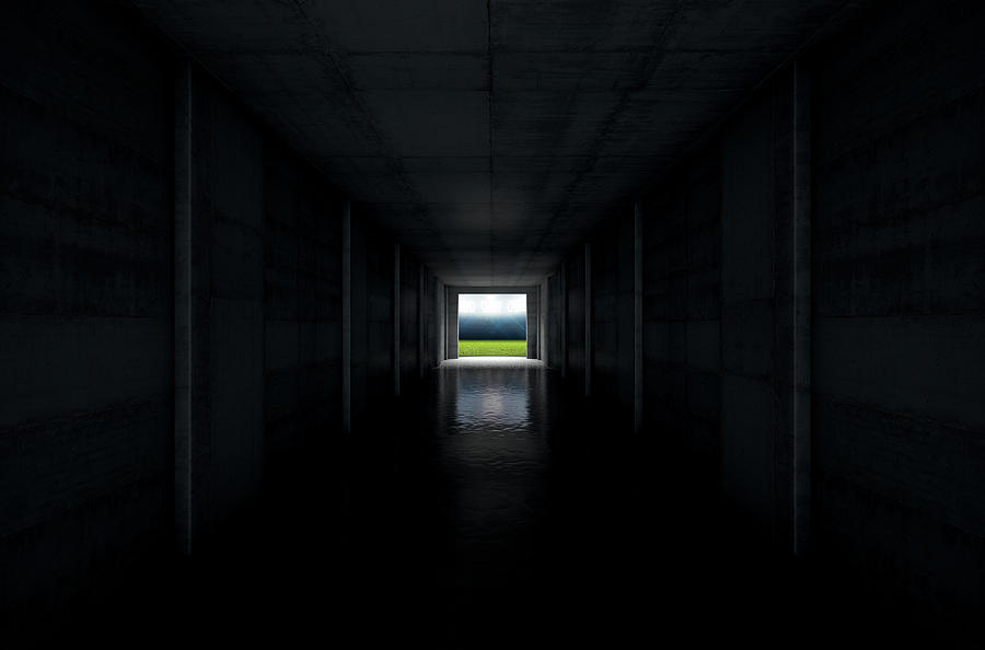 Sports Digital Art - Sports Stadium Tunnel #10 by Allan Swart
