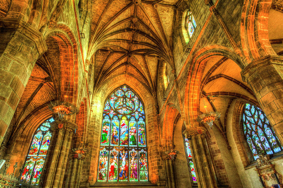 St Giles Cathedral Edinburgh Scotland #1 Photograph by David Pyatt