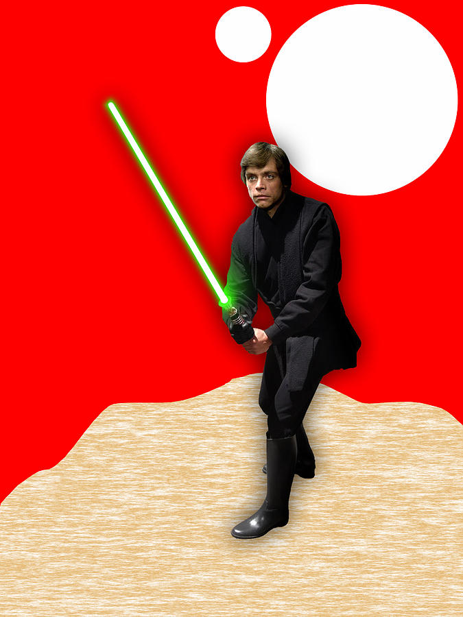 Star Wars Mixed Media - Star Wars Luke Skywalker Collection #11 by Marvin Blaine