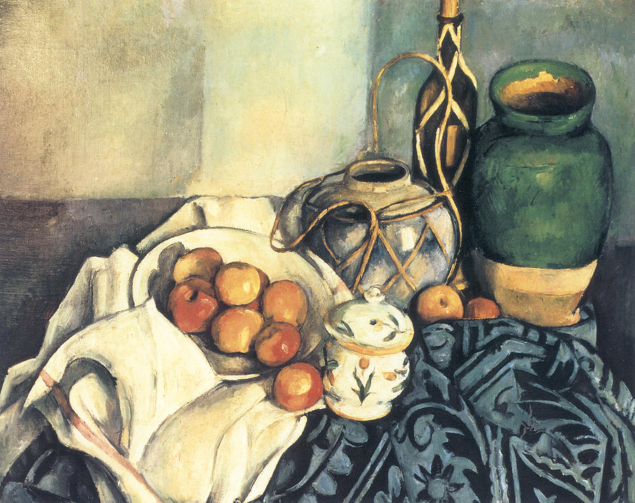 Still Life with Apples #11 Painting by Paul Cezanne