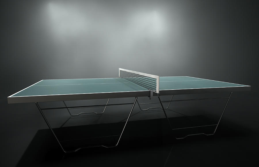 Tennis Digital Art - Table Tennis Table #10 by Allan Swart