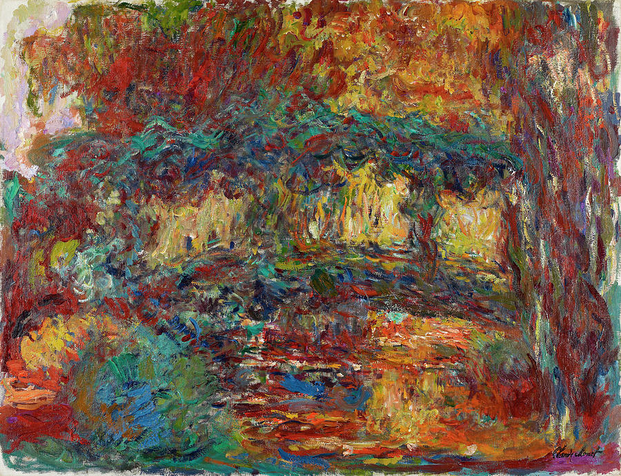 The Japanese Bridge #14 Painting by Claude Monet