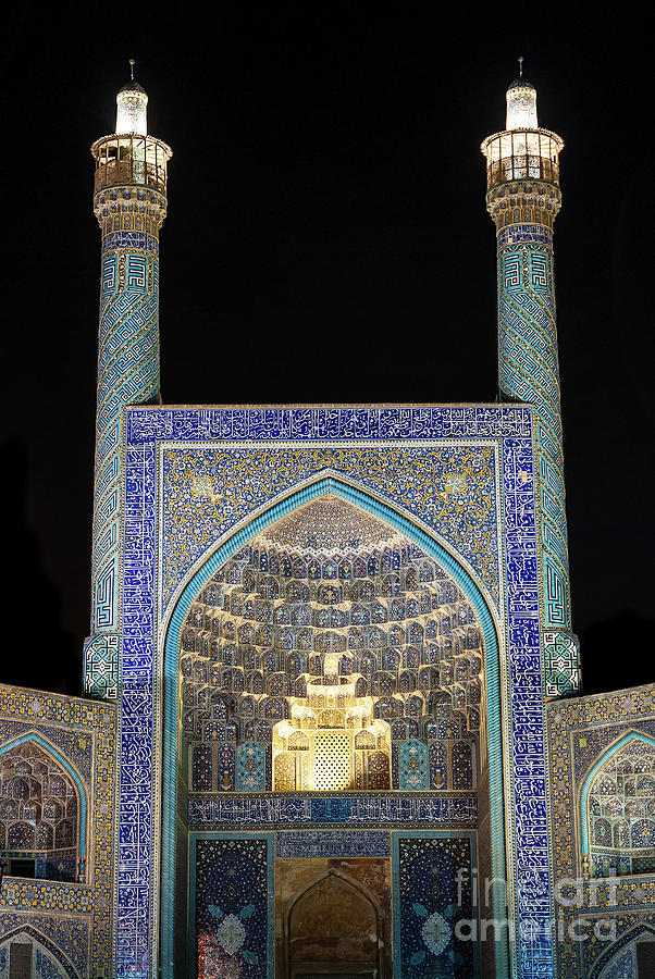 The Shah Mosque Famous Landmark In Isfahan City Iran #10 Photograph by JM Travel Photography