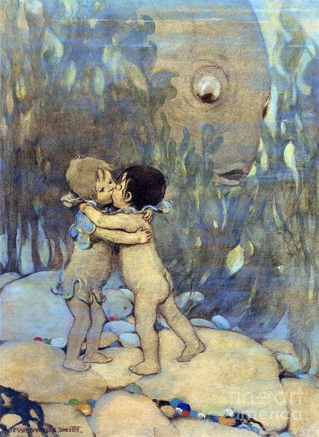 The Water Babies #10 Painting by Granger