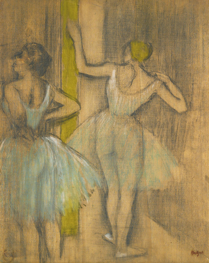 Two Dancers #29 Drawing by Edgar Degas