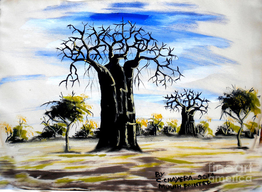 African Painting - Untitled by Chrisfold Chayera African Painting - Untitled by Chrisfold Chayera