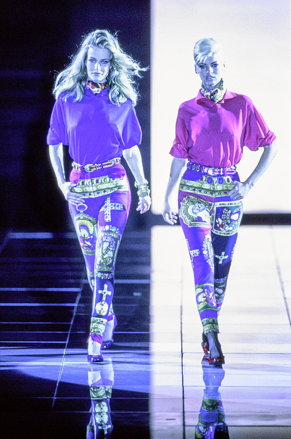 Versace Fall 1991 Rtw Show 10 Photograph by Guy Marineau Versace Fall 1991 Rtw Show 10 Photograph by Guy Marineau