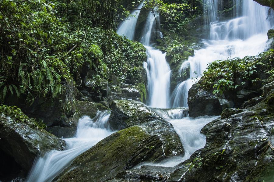 Waterfall scenery #10 Photograph by Carl Ning