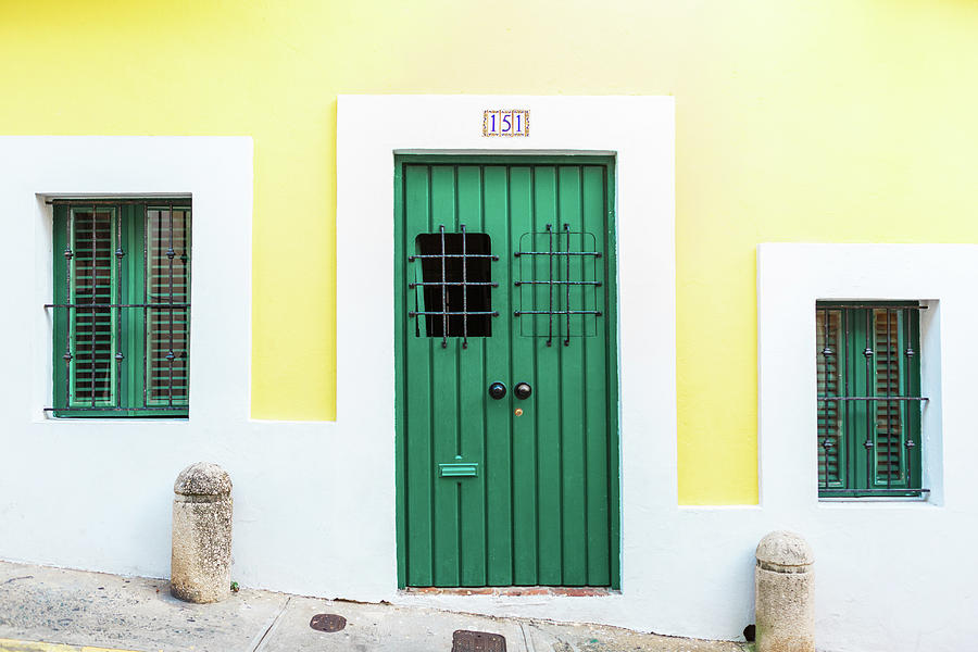 Wooden Door In Old San Juan Puerto Rico Photograph By Jasmin Burton