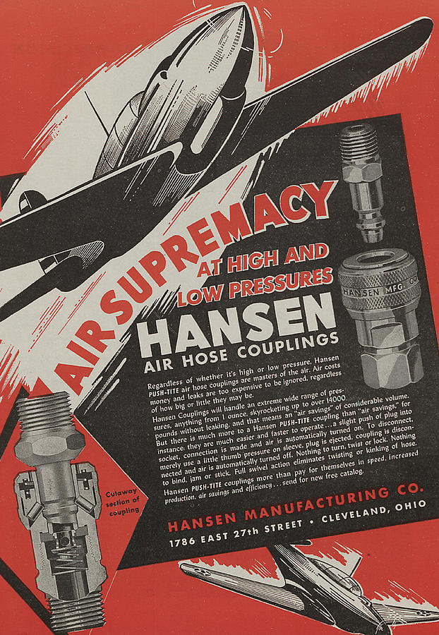 Jet Painting - World War II Advertisement by American School