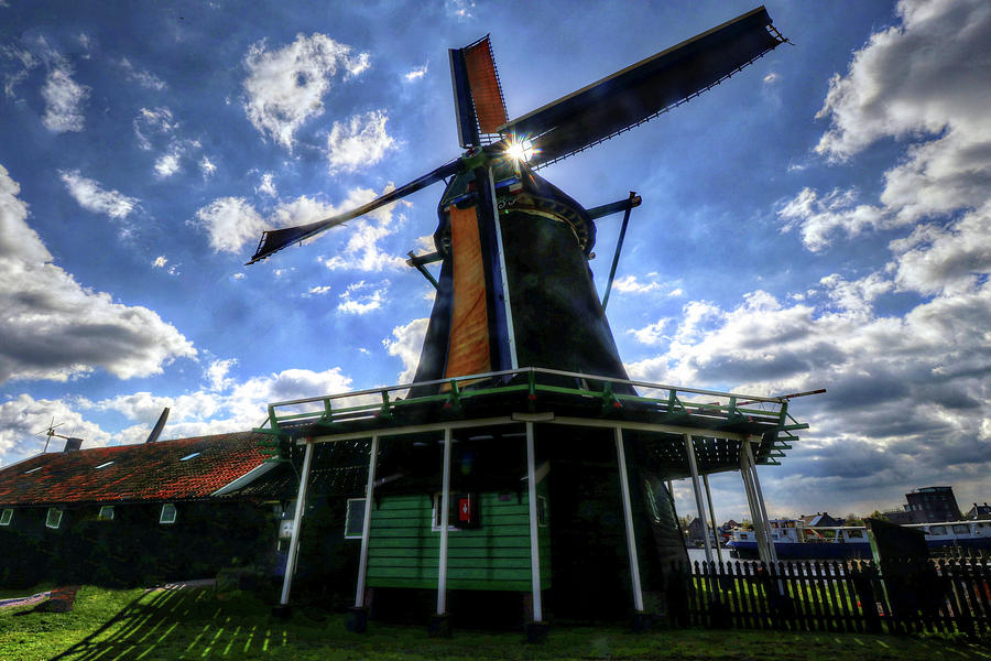 Zaanse Schans Windmills Holland Netherlands #10 Photograph by Paul James Bannerman