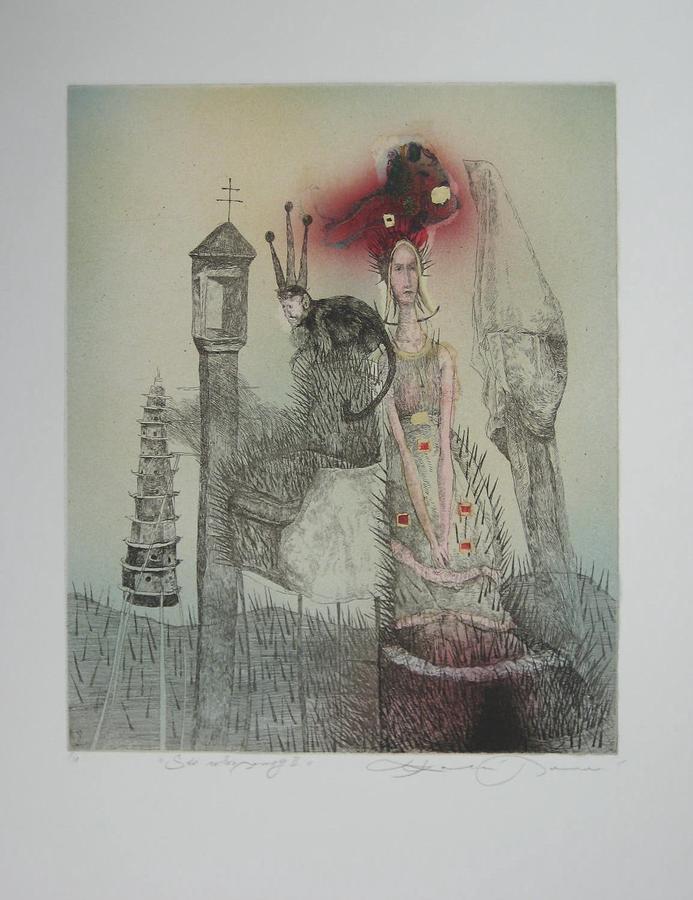 Limited Edition Mixed Media - 100 Years of Loneliness by Katarina VAVROVA