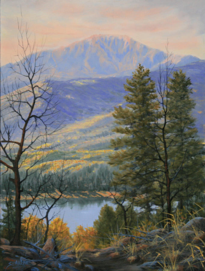 Pikes Peak Painting - 100912-1612 Pikes Peak - View From Catamont by Kenneth Shanika Pikes Peak Painting - 100912-1612 Pikes Peak - View From Catamont by Kenneth Shanika