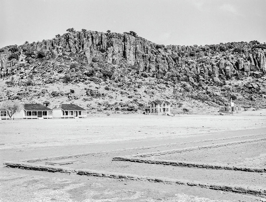 1009.501 Fort Davis Texas Classic Black and White #1009501 Photograph by M K Miller