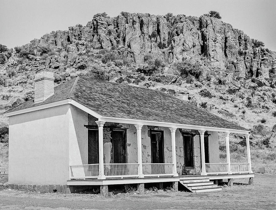 1009.510 Fort Davis Texas Classic Black and White #1009510 Photograph by M K Miller