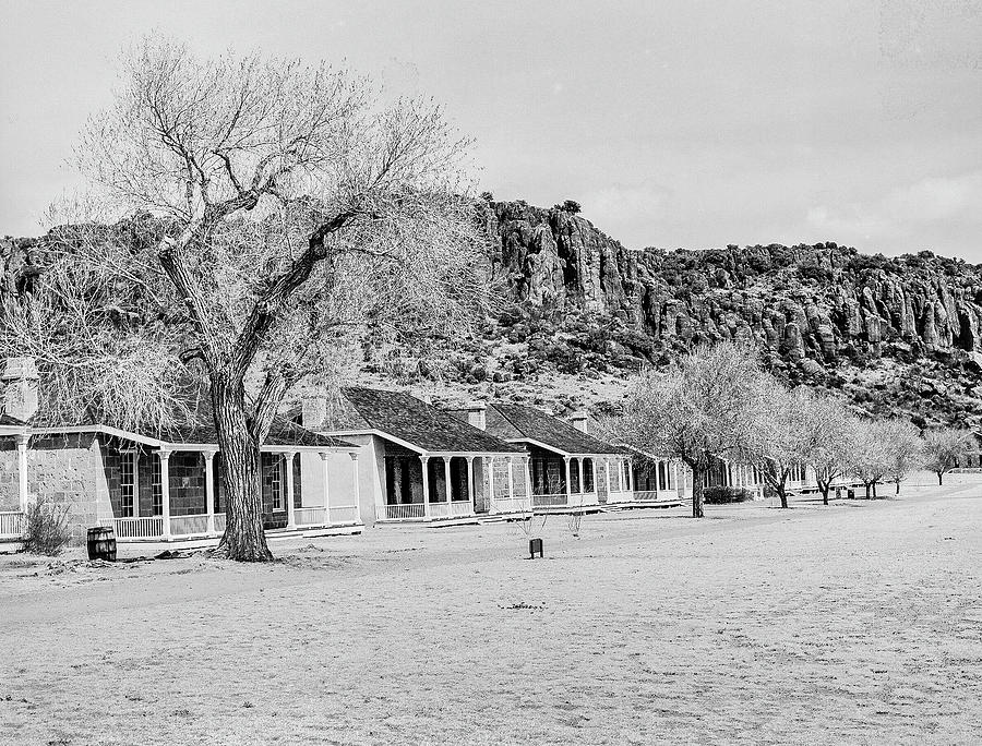 1009.512 Fort Davis Texas Classic Black and White #1009512 Photograph by M K Miller