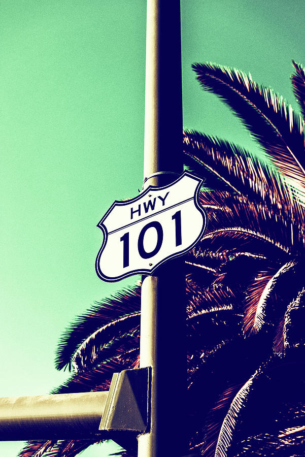 Highway 101 Vintage Photograph by Joseph S Giacalone