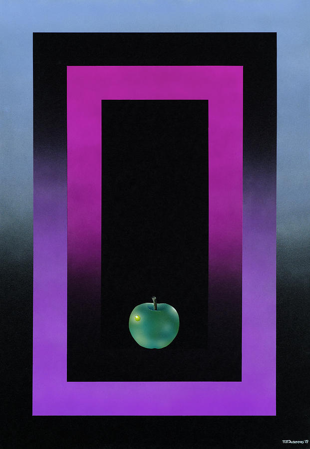 1011 - Iron... Apple  Painting by Panos Pliassas