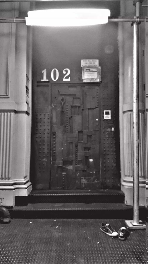 102 Door B W  Photograph by Rob Hans
