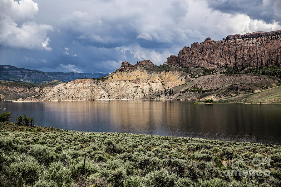 Blue Mesa Reflection Photograph by Lynn Sprowl