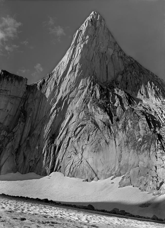 102771BW Snowpatch Spire Photograph by Ed  Cooper Photography