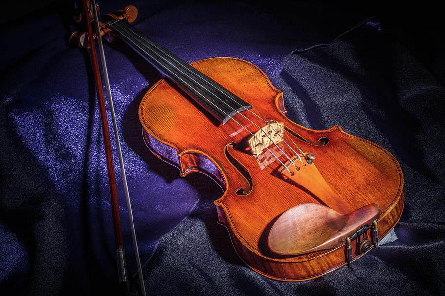 105 .1841 Violin by Jean Baptiste Vuillaume Photograph by M K Miller