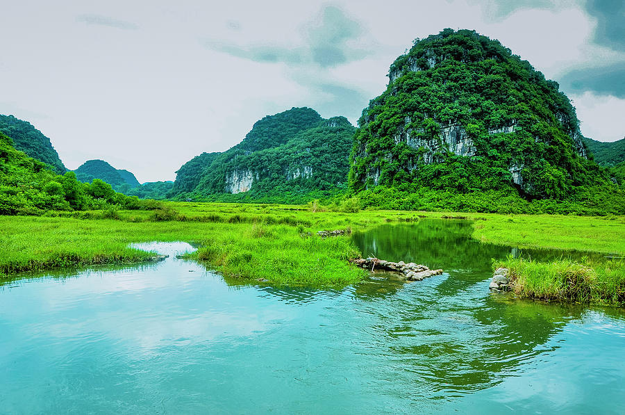Karst rural scenery in spring #106 Photograph by Carl Ning