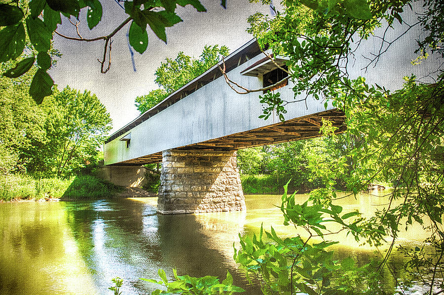10704 Potters Bridge Digital Art by Pamela Williams