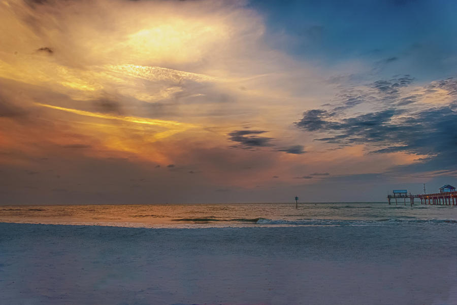 10952 Ocean Sunset Photograph by Pamela Williams