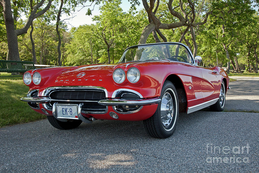 1962 Corvette #11 Photograph by Butch Lombardi