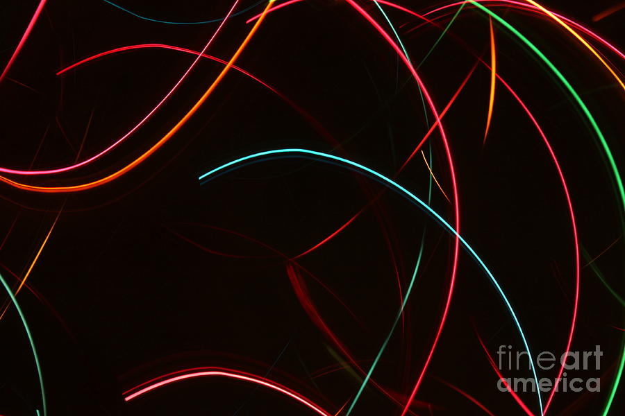 Abstract Motion Lights #11 Photograph by Henrik Lehnerer