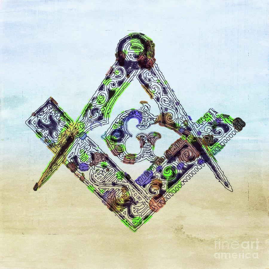 Freemason Digital Art - Ancient Freemasonic Symbolism by Pierre Blanchard #11 by Esoterica Art Agency