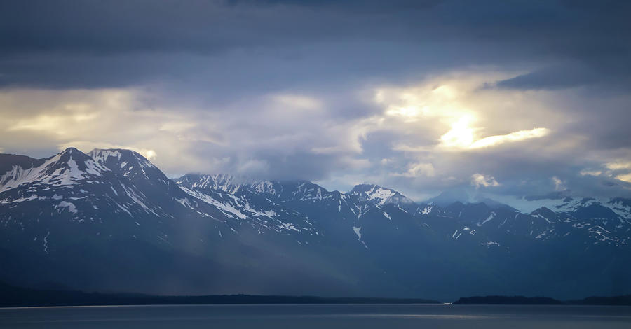 Beautiful Sunset And Cloudsy Landscape In Alaska Mountains #11 Photograph by Alex Grichenko