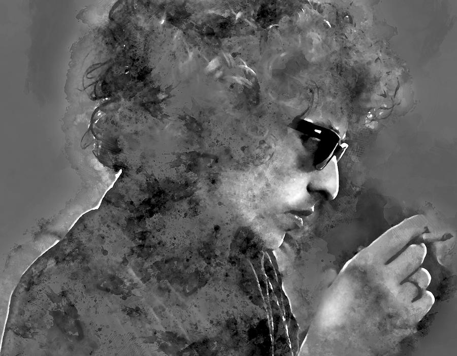Bob Dylan #11 Mixed Media by Marvin Blaine
