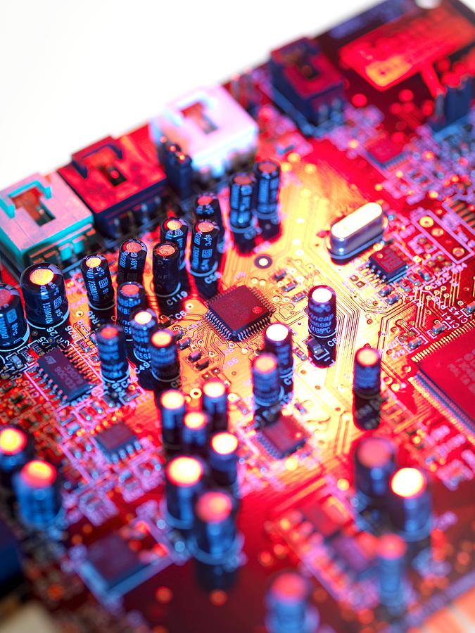 Device Photograph - Circuit Board #11 by Tek Image