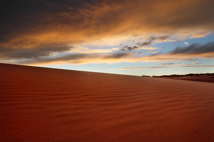 Coral Pink Sand dunes at sunset Photograph by Pierre Leclerc ...